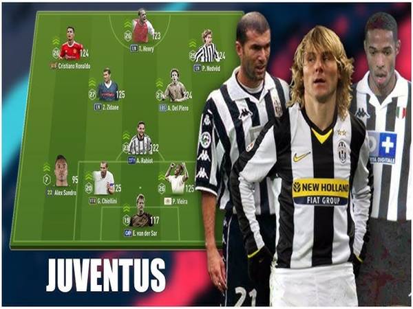 Điểm danh đội hình Juventus huyền thoại xuất sắc nhất